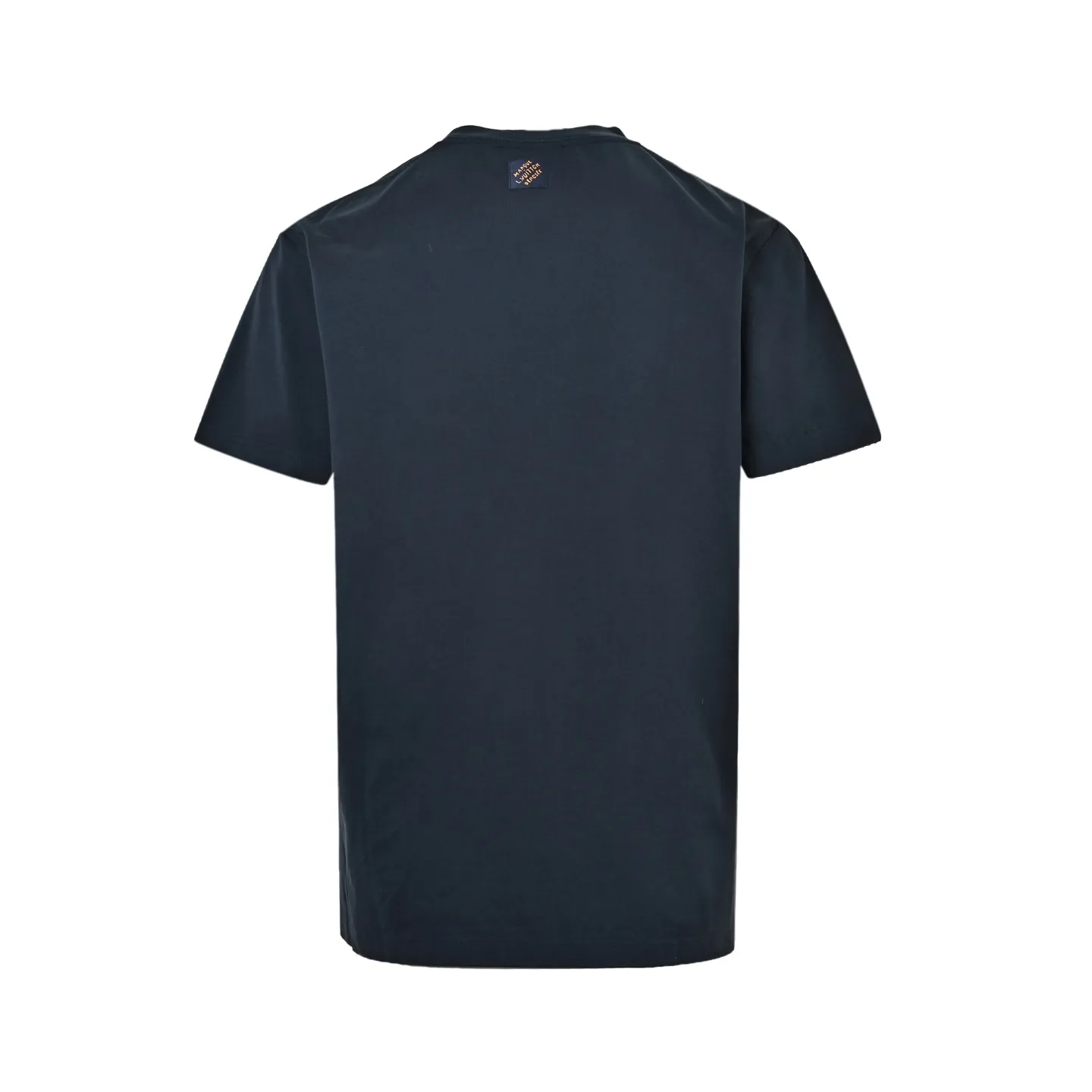 Louis Vuitton/Louis Vuitton 26ss denim patch embroidered short sleeves